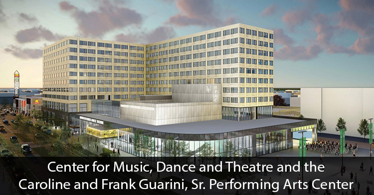 Center for Music, Dance and Theatre and the Caroline and Frank Guarini, Sr. Performing Arts Center